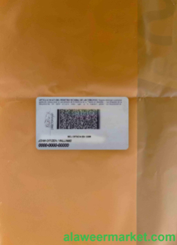 Honduras id photolook BACK